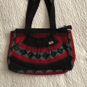DONATED Adorable Aztec print woven shoulder bag purse